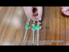 What are the gauge of cannula used for IV insertion?