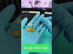 Non Toxic Scalp Vein Set Sterile With Transparent Exetension Tube