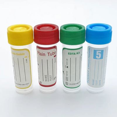 Qualidade  Non Vacuum Blood Tube Sterile Disposable Pediatric Micro Edta Blood Sample Capillary Serum Collection Fábrica