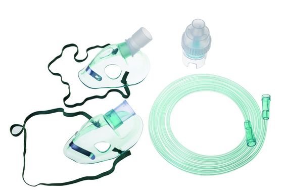 Kit de nebulizador de ventilador alongado Máscara de nebulizador pediátrico XL ISO13485