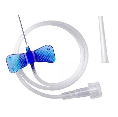 Veia estéril médica descartável do escalpe ajustada com Wing Sterile Infusion Transfusion Set dobro