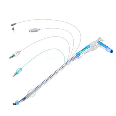 Tubos de PVC visuais de luz dupla e endotraqueal para anestesia cirúrgica