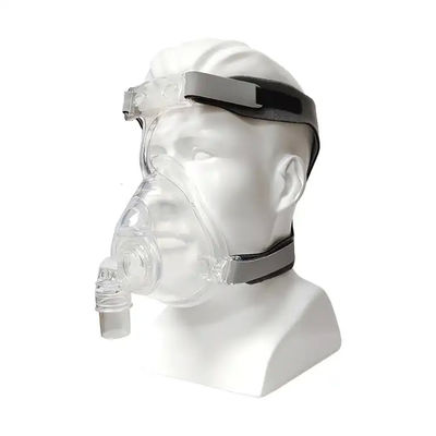 Sistema de CPAP Máscara facial CPAP completa, Máscara de silicone nasal CPAP com tubo de oxigênio de 2m