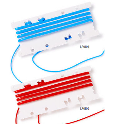 Loops vasculares: suporte flexível e duradouro para posicionamento e proteção vascular azul vermelho branco amarelo identificar vasos